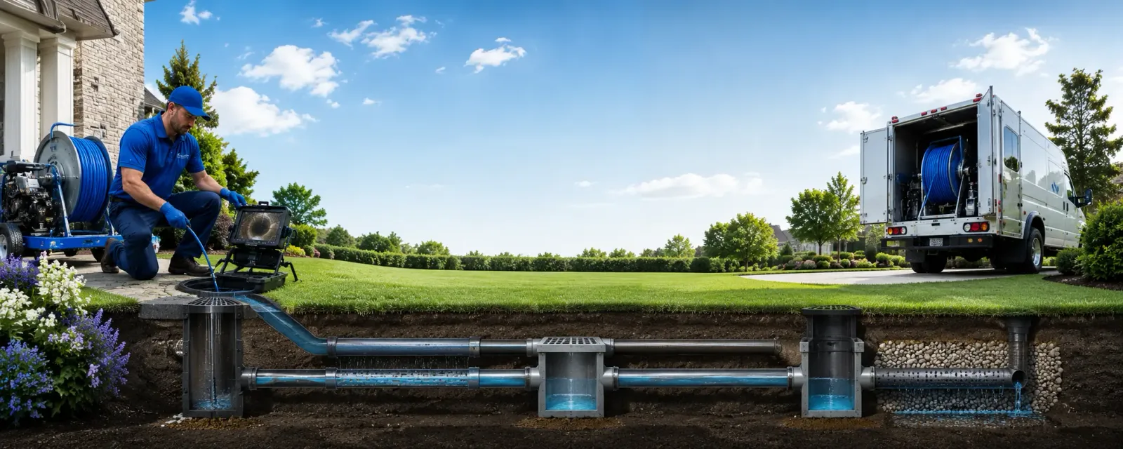 Outdoor drain cleaning information for Groesbeck, TX